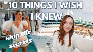 10 Things I Wish I Knew Before Working On Cruise Ships! 