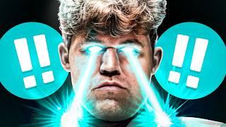 MAGNUS CARLSEN BURNS THE CHESS BOARD DOWN