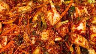 Making shortcut kimchi because we finish it faster | I don’t like sour kimchi | used apple sauce