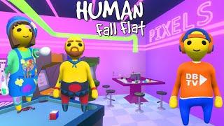 WE PLAYED PIXELS IN HUMAN FALL FLAT WORKSHOP LEVEL