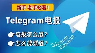 新手老手必看！几个超级实用的 Telegram 电报机器人，一键搜到您的心巴上，轻松实现找片，看电影等资源，电报群怎么搜群？电报怎么用？