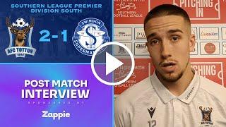 LUKE HALLETT | Post-Match | AFC TOTTON 2-1 SWINDON SUPERMARINE | SLPDS#15 |Sat30Nov2024