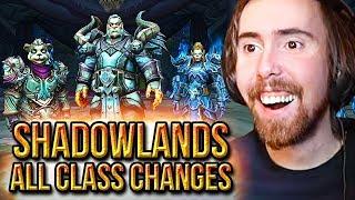 A͏s͏mongold Reacts To ALL Shadowlands CLASS CHANGES - Alpha Preview