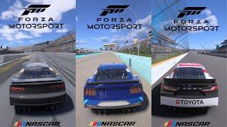 Forza Motorsport - 2024 NASCAR Next Gen Cars Update | Camaro ZL1 | Mustang Dark Horse | Camry XSE