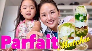 Matcha parfait | Japanese Sweet | Home Cooking