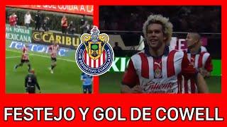 Así fue el INCREÍBLE festejo de Cade Cowell en su primer gol con Chivas en Liga MX Chivas vs Pumas