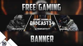 How to make a FREE YouTube gaming banner with Pixlr!