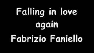 Falling in love again   Fabrizio Faniello [Lyrics]