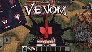 I become VENOM || Best Venom mob in Minecraft PE   (Hindi, India)