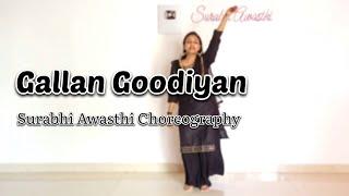 Gallan Goodiyaan Dance Cover | Sangeet, Wedding Choreography | Surabhi Awasthi Choreography