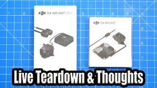 DJI O4 Pro & O4 "Lite" Live Overview & Teardown