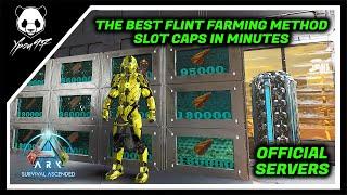 The Best Flint Farming Method - Slot Caps In Minutes | ARK: Survival Ascended