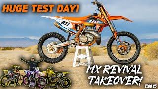 HUGE TEST DAY! - DIRT BIKE VLOG 25