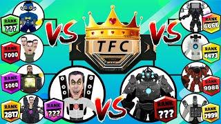 SKIBIDI TOILET TOURNAMENT BRAWL STARS RANKS // TV MAN // CAMERA MAN TITAN VS SCIBIDI TOILET // TFC23