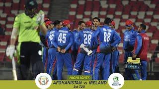 Highlights Afghanistan vs Ireland | 1st T20 | Afghanistan vs Ireland in India 2019