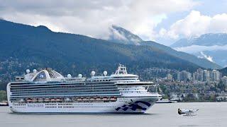 Ruby Princess invades Canada Place