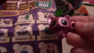 Animal Jam series 2 blind treasure chest plus a surprise guest in the shape of a cat!