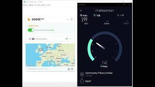 【GOOSE VPN 】Review United Kingdom Speed Test ️️️️