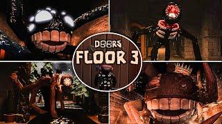 Doors Floor 3  | ALL MONSTERS | ROBLOX