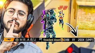 ZABI FF in My Game | MR ABU Dominating Region Top Youtubers and Players | Free Fire Pakistan