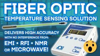 Fiber Optic Temperature Sensing Solution - From Omega - Delivers high accuracy with no signal loss!