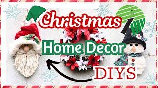 *NEW* CHRISTMAS SANTA  SNOWMAN HOME DECOR Dollar Tree DIYS  (CRAFTS You Want To MAKE)