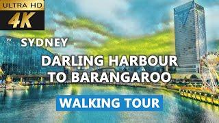 [4k] Darling Harbour Tour | Darling Harbour Sydney | Syndey Attractions I Barangaroo attractions