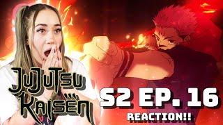 SUKUNA vs JOGO!! JUJUTSU KAISEN S2 Episode 16 REACTION