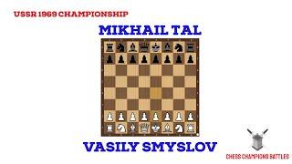 Vasily Smyslov vs. Mikhail Tal: Epic 1969 USSR Chess Championship – English Opening Mastery!