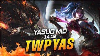 TheWanderingPro - Yasuo vs Akali MID Patch 14.19 - Yasuo Gameplay