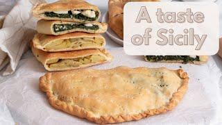 Sicilian Stuffed Pizza Recipe| ITALIAN IMPANATE or SCACCE