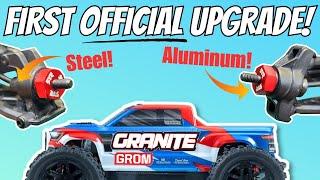 Arrma Granite Grom Full Steel Axle Upgrade is AWESOME!!