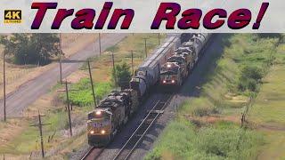 A Killer Train Race on the Evanston Sub! (4K) | Short Segment | July 24, 2024