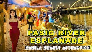 Pasig River Esplanade to Binondo Manila Walk | Calming View of Pasig River Framed by Urban Landscape