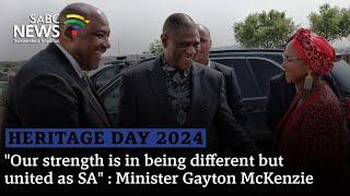 Heritage Day | "Our strength is in being different but united as SA" : Minister Gayton McKenzie