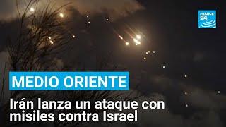  Irán lanza ataque masivo contra Israel; EE. UU. promete represalias