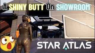 Star Atlas | A Shiny Butt On Showroom Pre-Alpha Gameplay #staratlas #p2e #blockchain #crypto