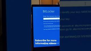 How To sort Out BitLocker Lock In Windows, comment on this Video #short #trending #technicalgurpreet