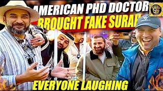 American PHD Doctor Came with SURAT AL-KULUE! Doesn't Exist! Adnan Rashid & Shaikh Speaker's corner