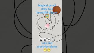 magical pencil draw to a beautiful picture like and subscribe please 