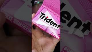 Trident Bubblegum Sugar Free Gum #DoctorTristanPeh #ASMR #Shorts #BubbleGum