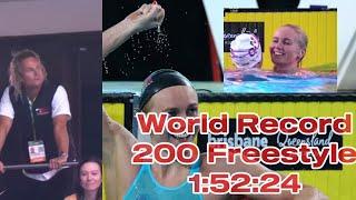 WORLD RECORD ARIARNE TITMUS 200 FREE AUS OLYMPIC TRIALS