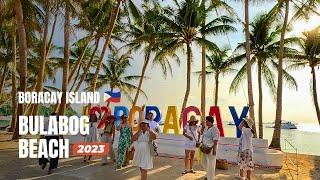  [4K] What's New in Bulabog Beach, Boracay? | Walking Tour 2023 | Philippines