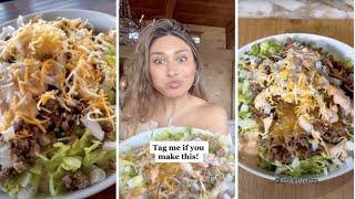 KETO BIG MAC SALAD RECIPE! EASY CHEESEBURGER SALAD AT HOME #shorts