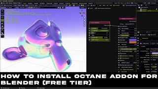 BLENDER 4.1. & OCTANE RENDER: HOW TO INSTALL OCTANE ADDON FOR BLENDER 3D