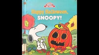 Happy Halloween Snoopy - Read Aloud with Pictures