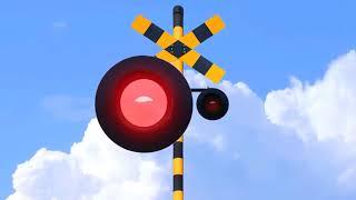 Animated Railroad Crossing Fumikiri anime #13 #fumikiri #railroadcrossing