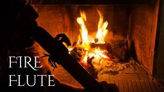 Sacred Serenity - Native American Flute Meditation by the Fireplace