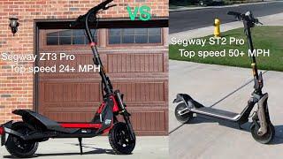 Segway  ZT3 Pro VS Segway ST2 Pro Electric Scooter