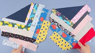 See what this patchwork turns into! Easy patchwork block. Sewing and Patchwork for beginners.